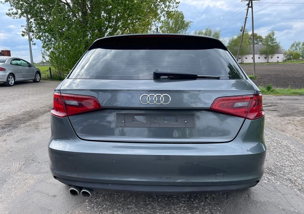 Audi A3 cena 29900 przebieg: 120000, rok produkcji 2014 z Działoszyn małe 596